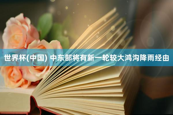世界杯(中国) 中东部将有新一轮较大鸿沟降雨经由